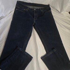 Levi's 511 Dark Blue Denim Jeans 38